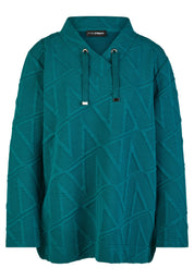 Sweatshirt mit Stehkragen