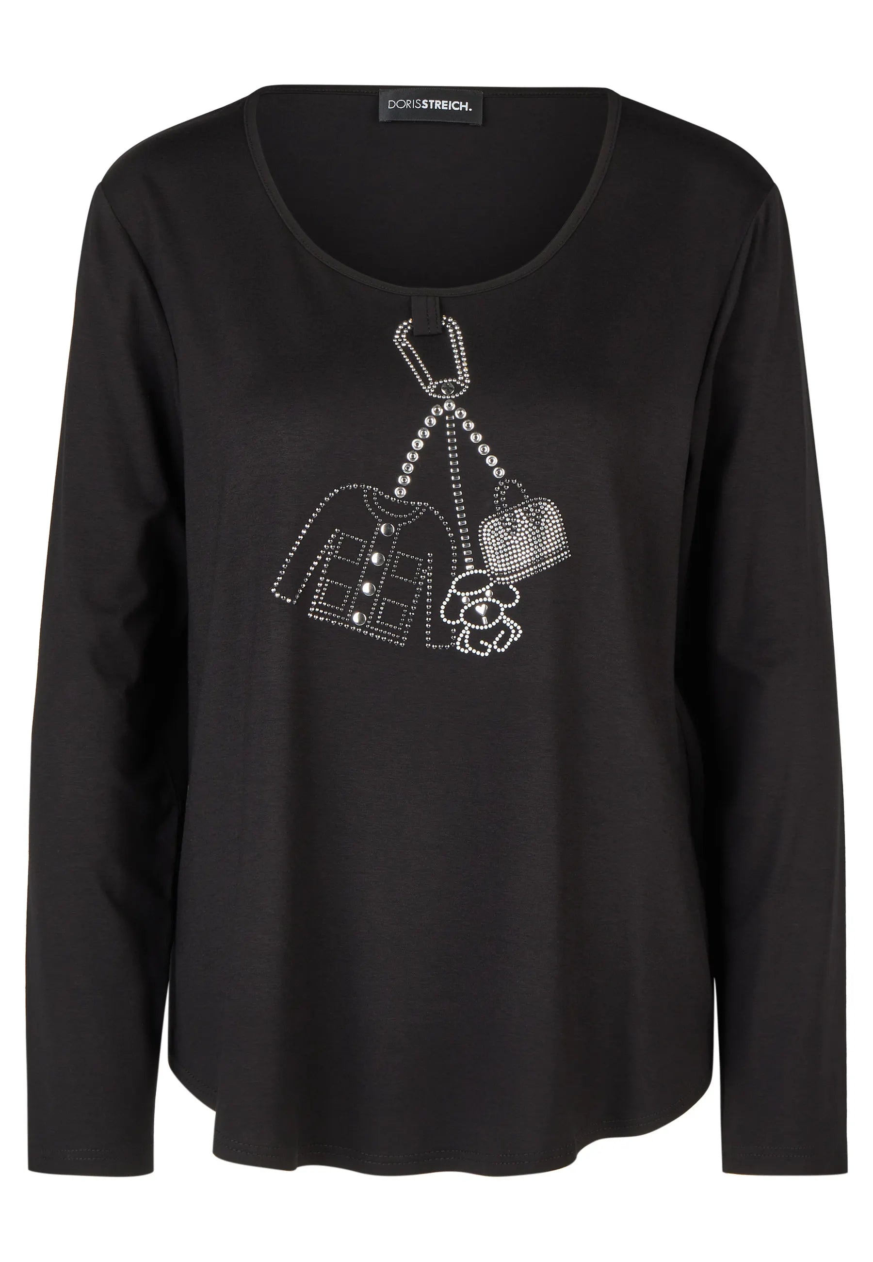 Langarmshirt aus Viskose
