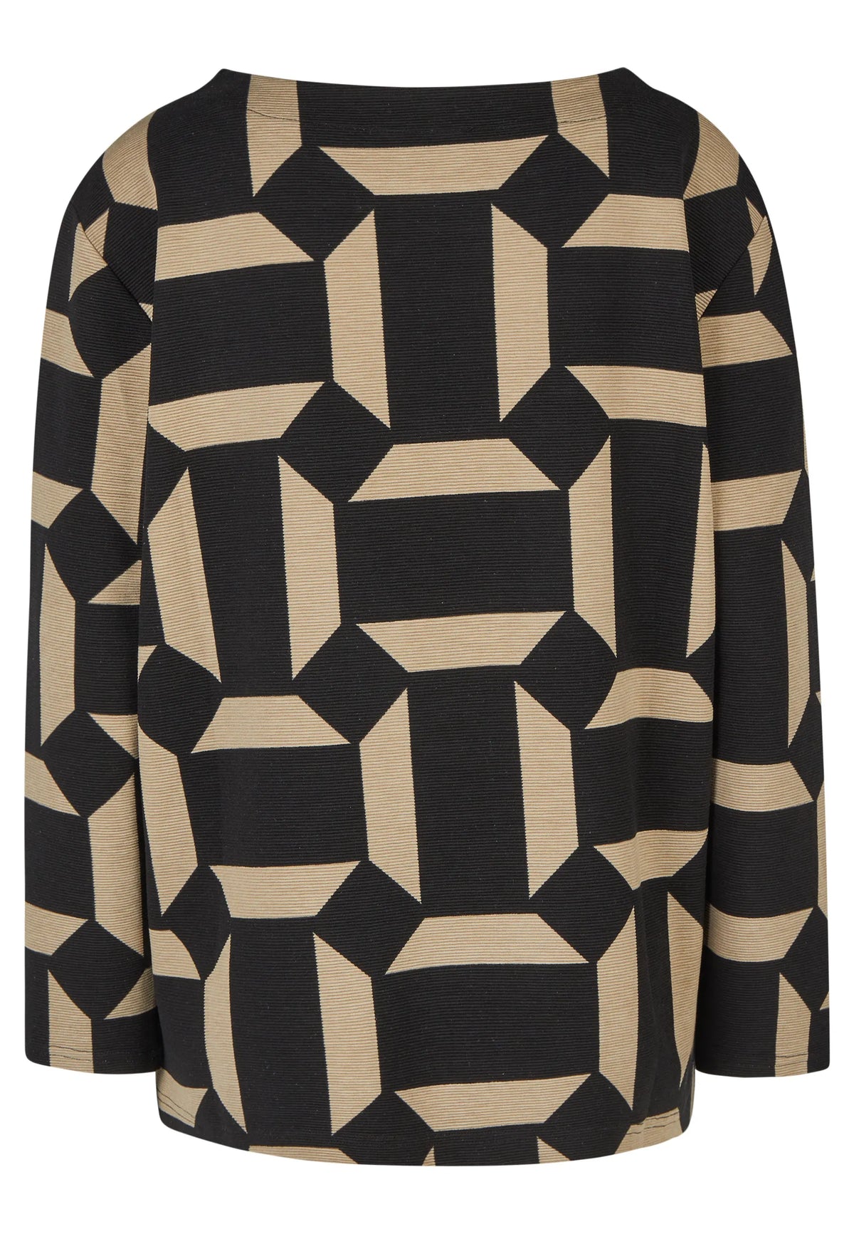 Sweatshirt gemustert