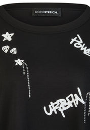 Langarmshirt aus Viskose
