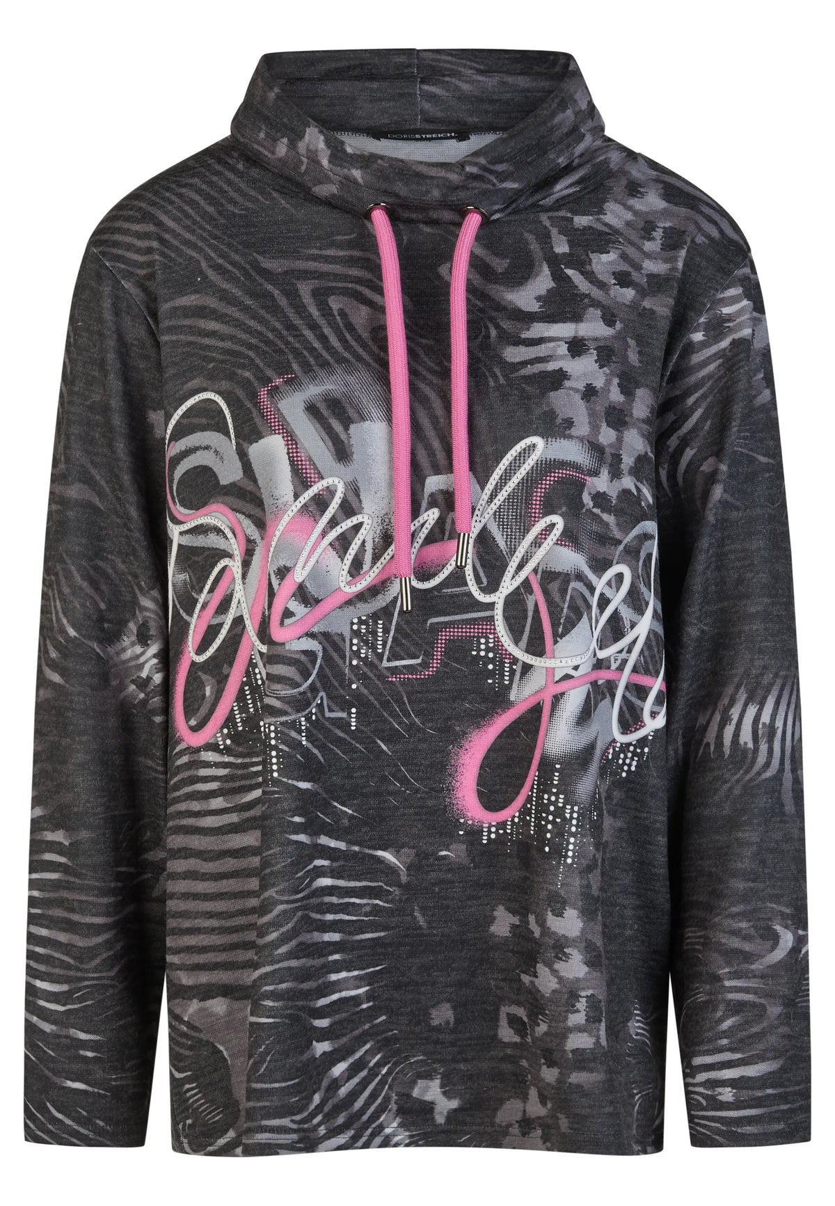 Sweatshirt mit Stehkragen