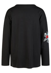 Langarmshirt aus Baumwollmix