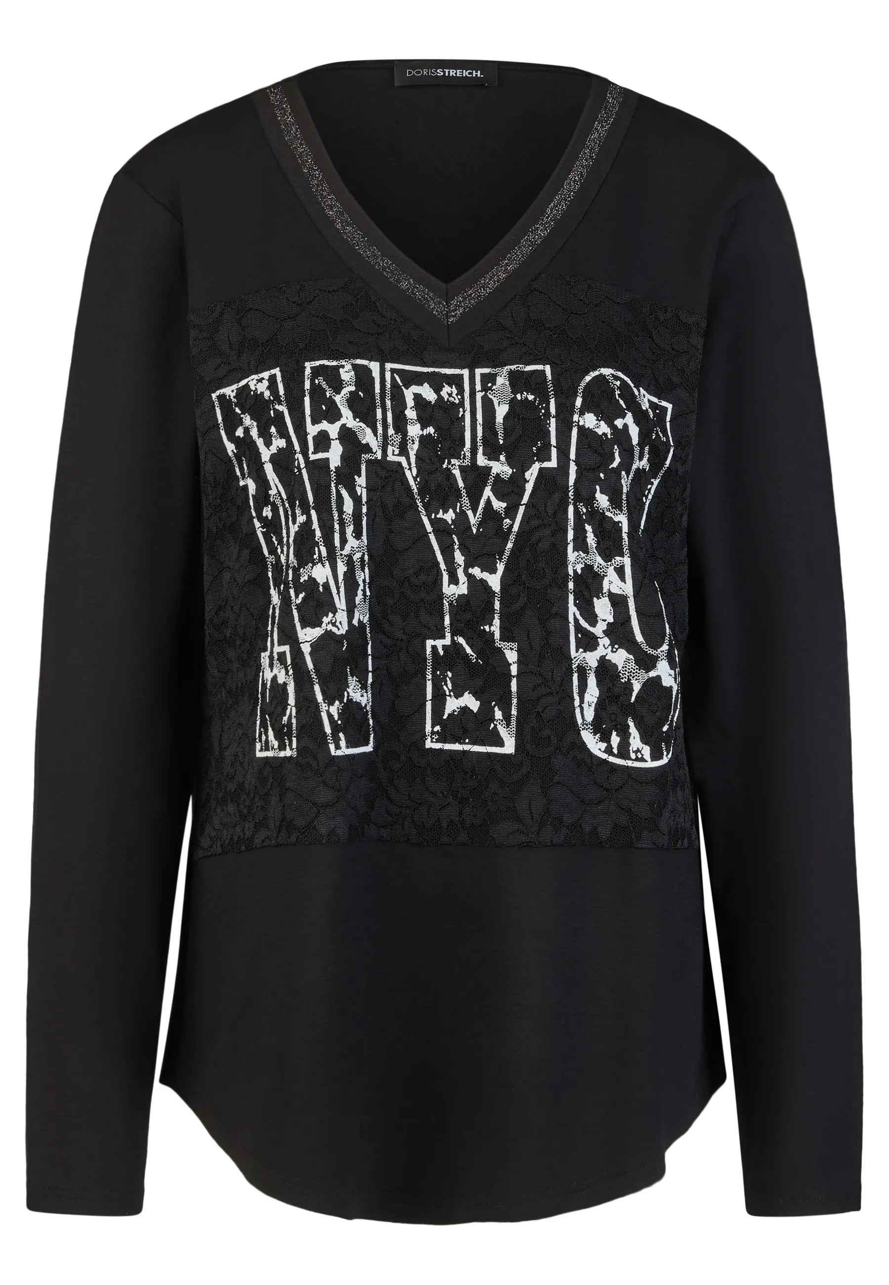 Langarmshirt aus Viskose