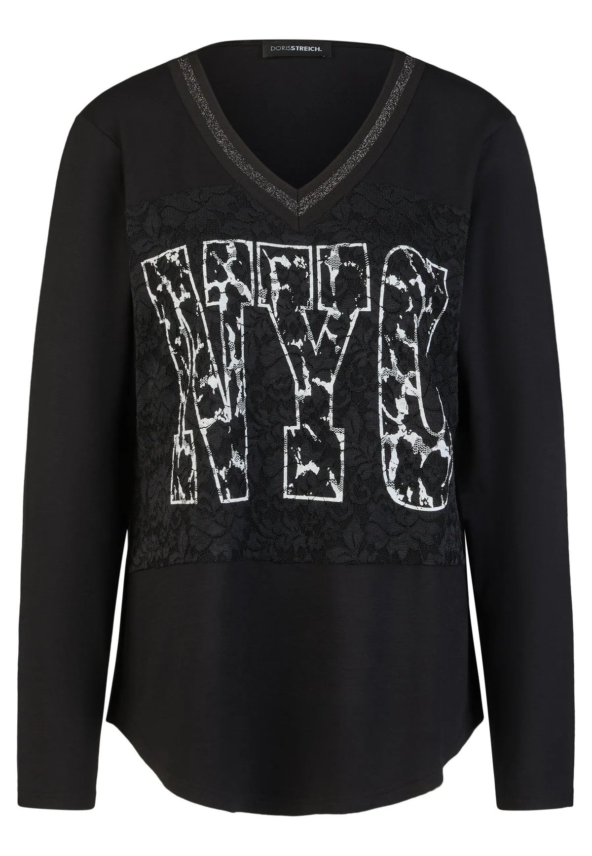 Langarmshirt aus Viskose