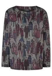 Sweatshirt mit Fashionista-Print