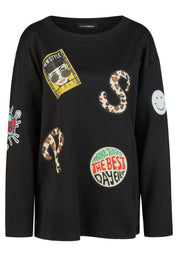 Langarmshirt aus Baumwollmix