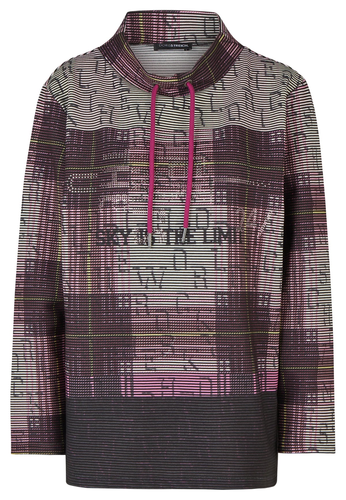 Sweatshirt mit Stehkragen