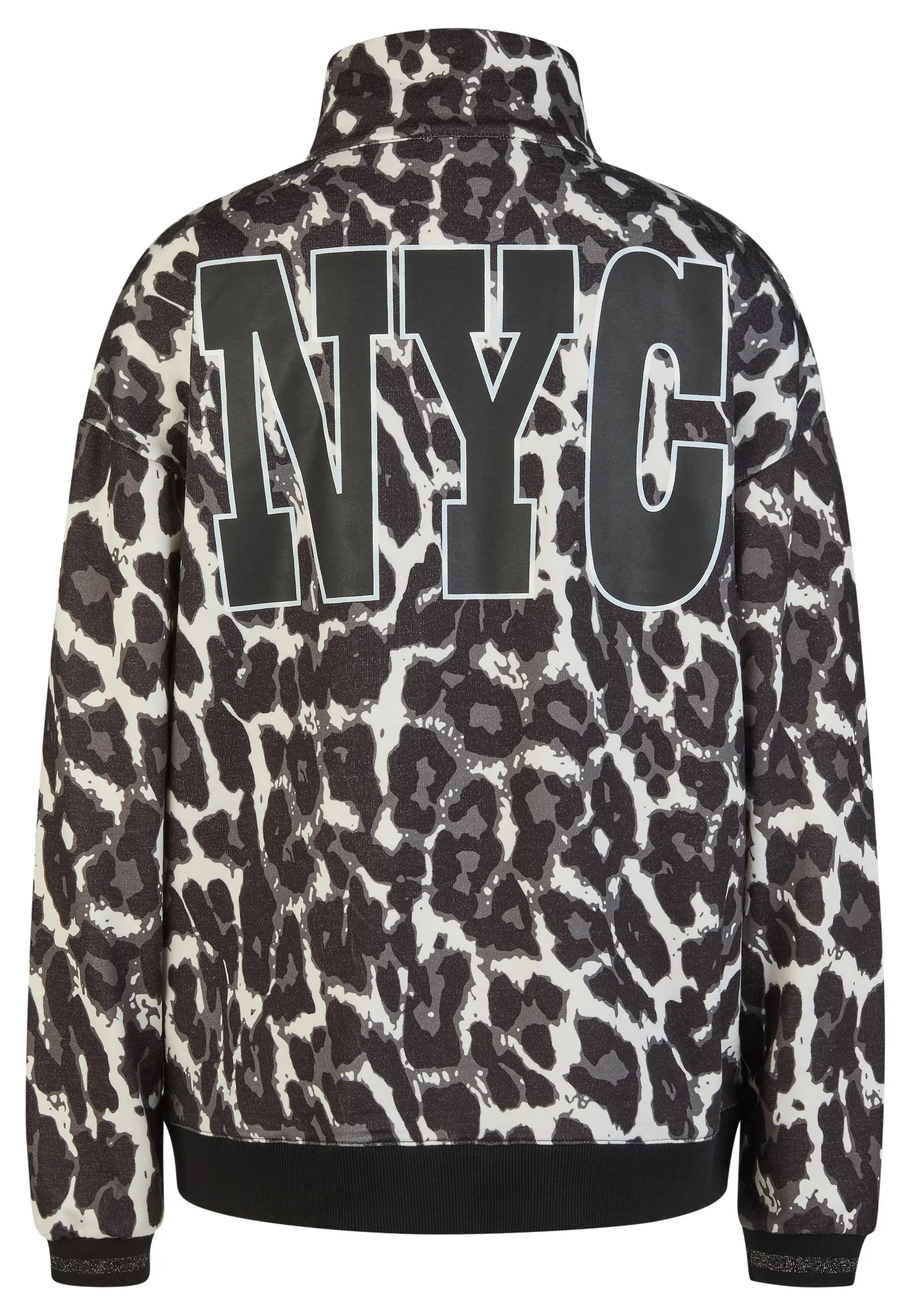 Sweatjacke aus Baumwollmix