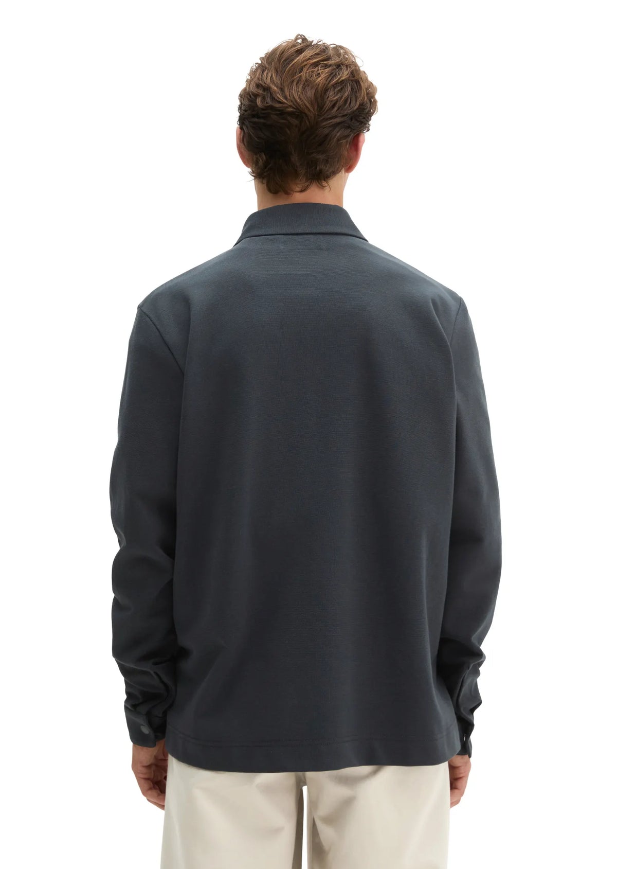 Sweatjacke mit Kragen Regular Fit
