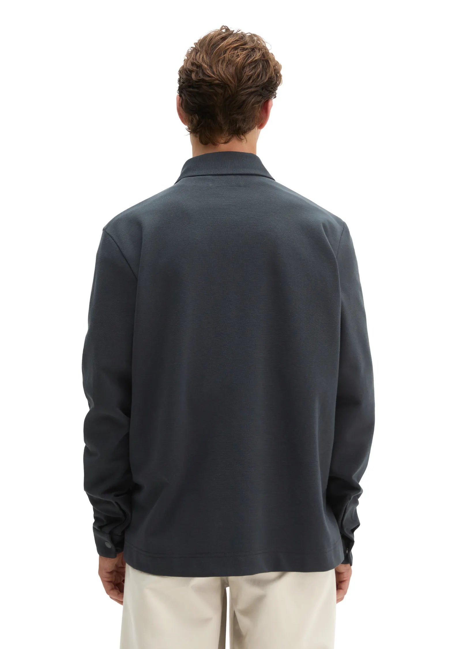Sweatjacke mit Kragen Regular Fit