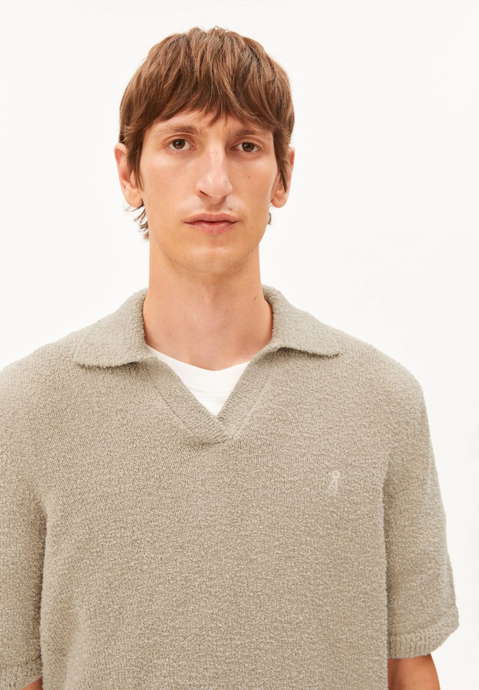 Poloshirt Regular Fit aus Bio-Baumwollmix