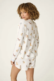 Schlafshirt mit Print