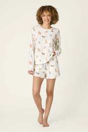 Schlafshirt mit Print