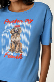 Schlafshirt aus Baumwollmix