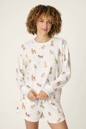 Schlafshirt mit Print