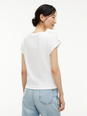 T-Shirt aus Baumwolle