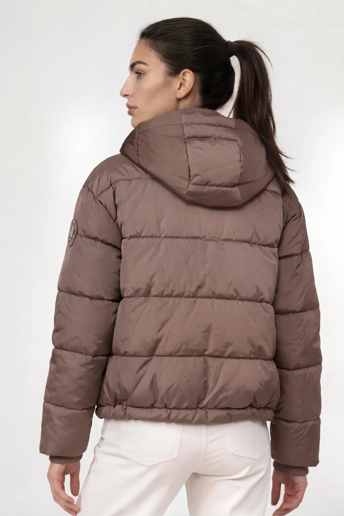 Steppjacke mit Kapuze
