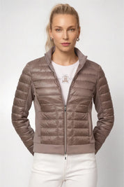 Steppjacke mit Stehkragen