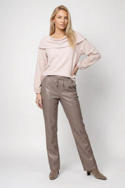 Pullover mit Carmen-Ausschnitt