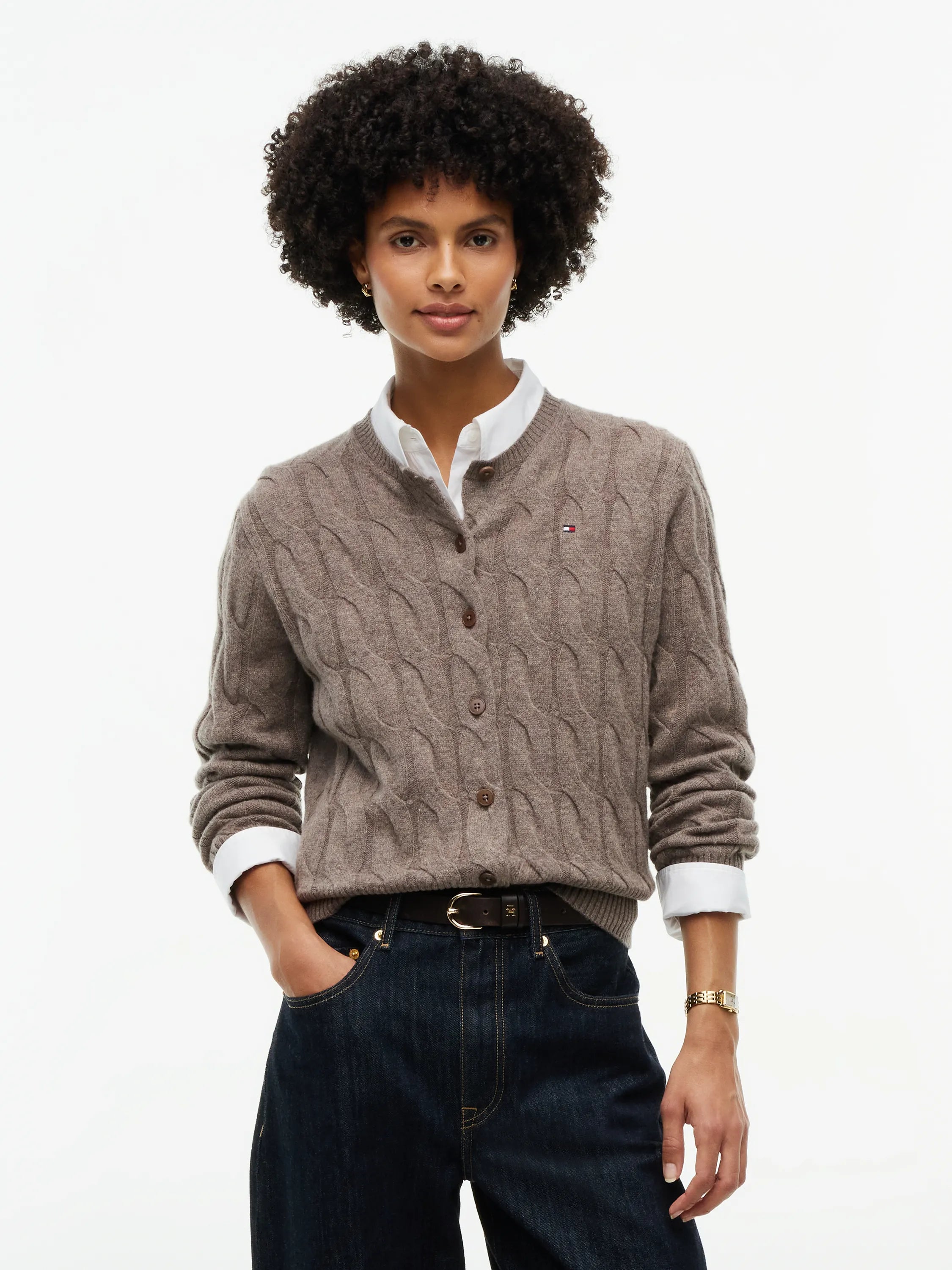 Strickjacke aus Wolle