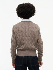 Strickjacke aus Wolle