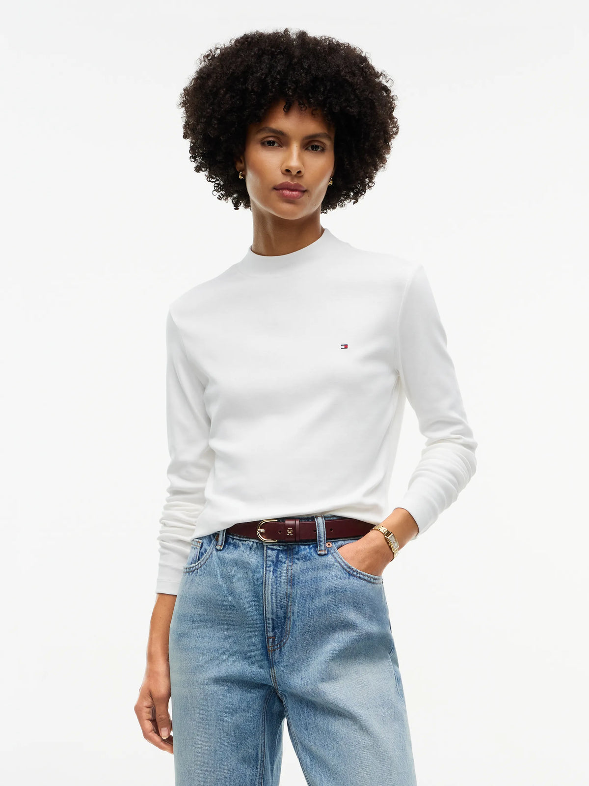 Langarmshirt aus Baumwolle