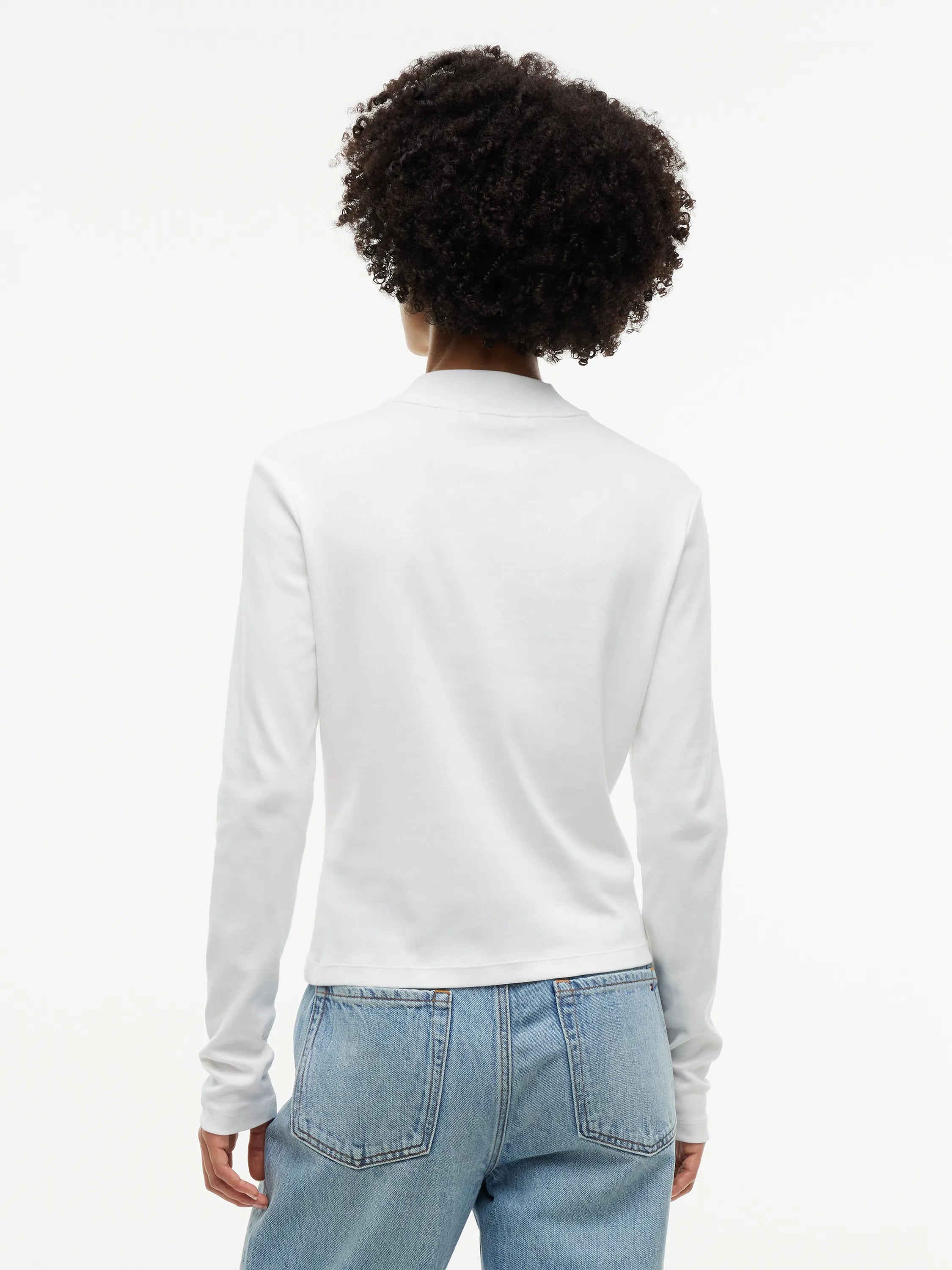 Langarmshirt aus Baumwolle