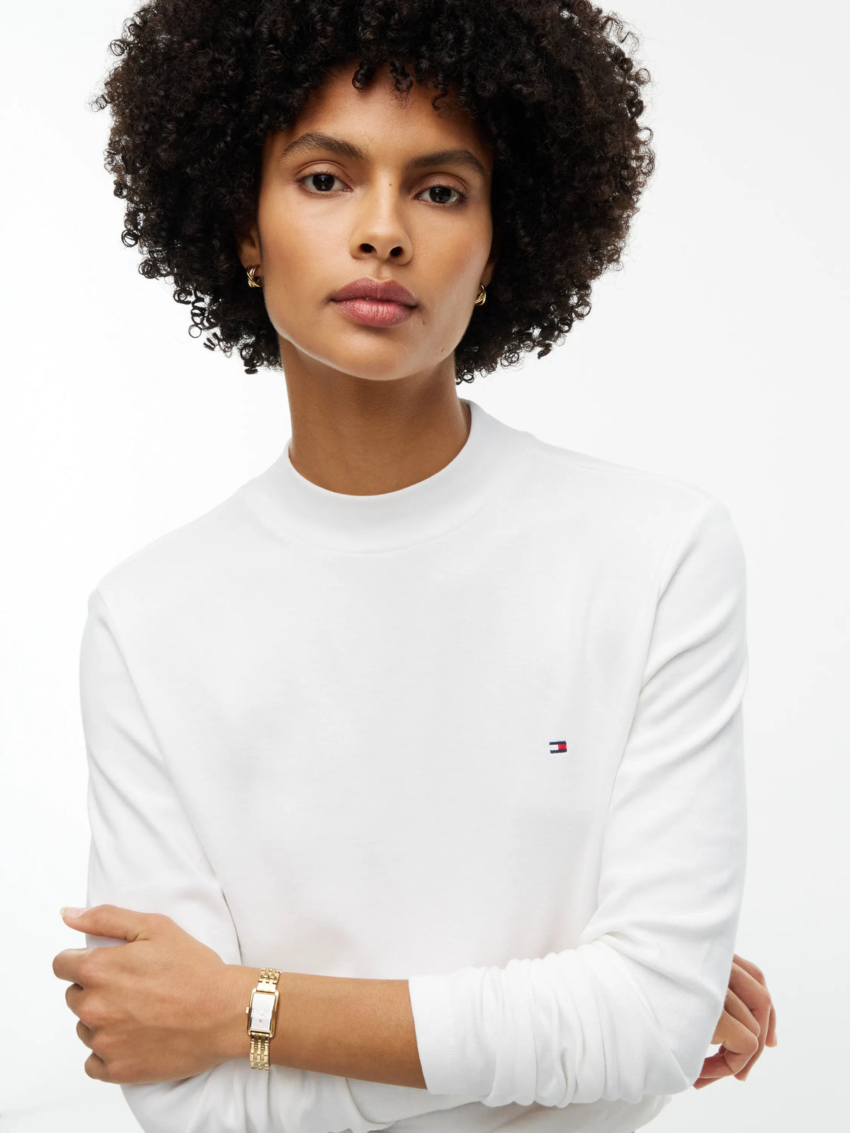Langarmshirt aus Baumwolle