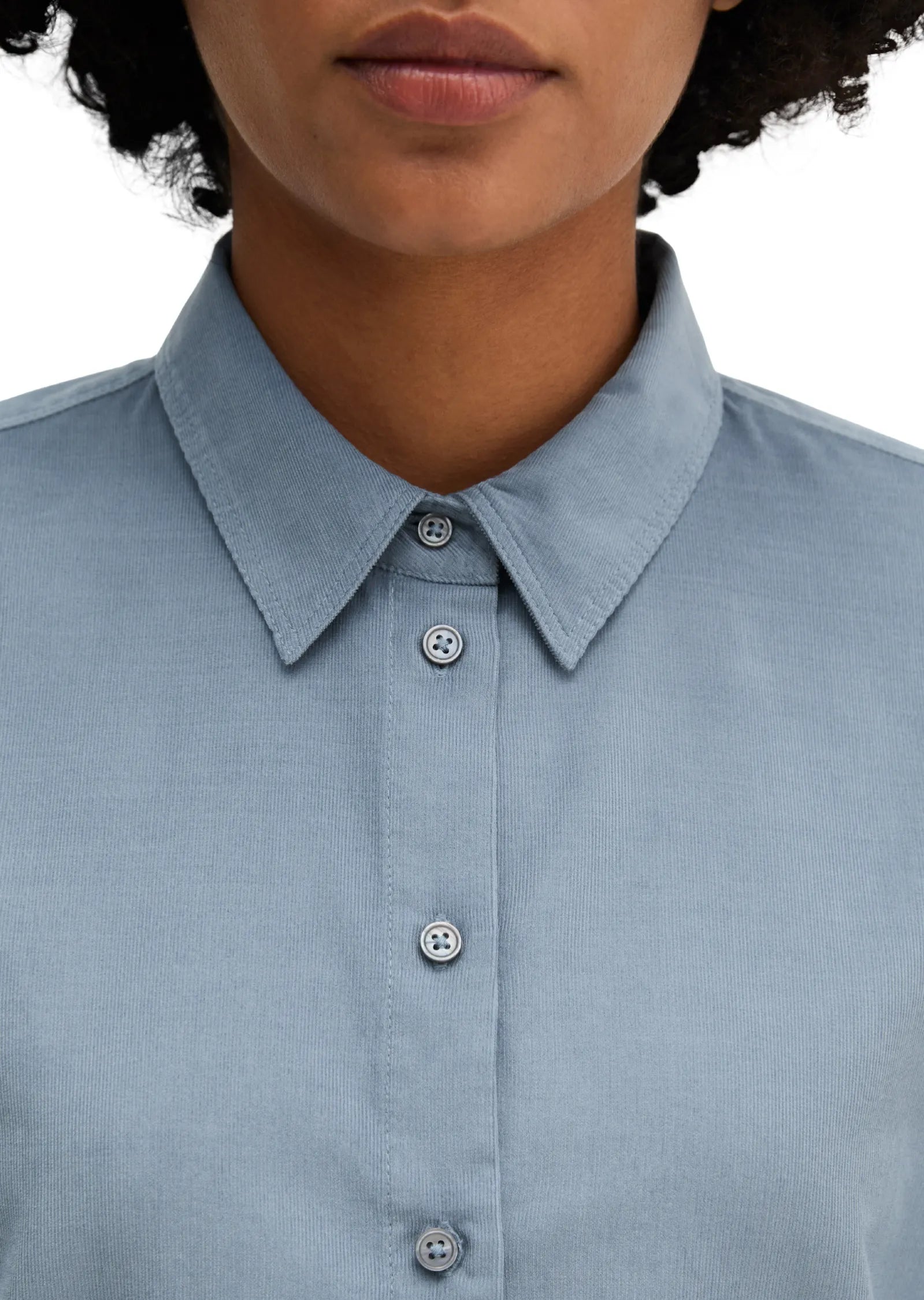 Bluse Regular Fit aus Feincord