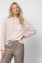 Sweatshirt mit Stehkragen