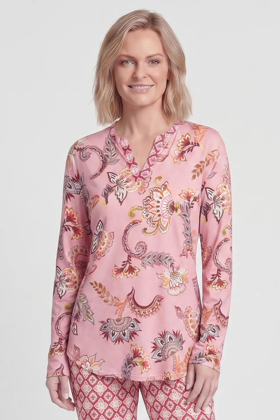 Langarmshirt aus Modalmix