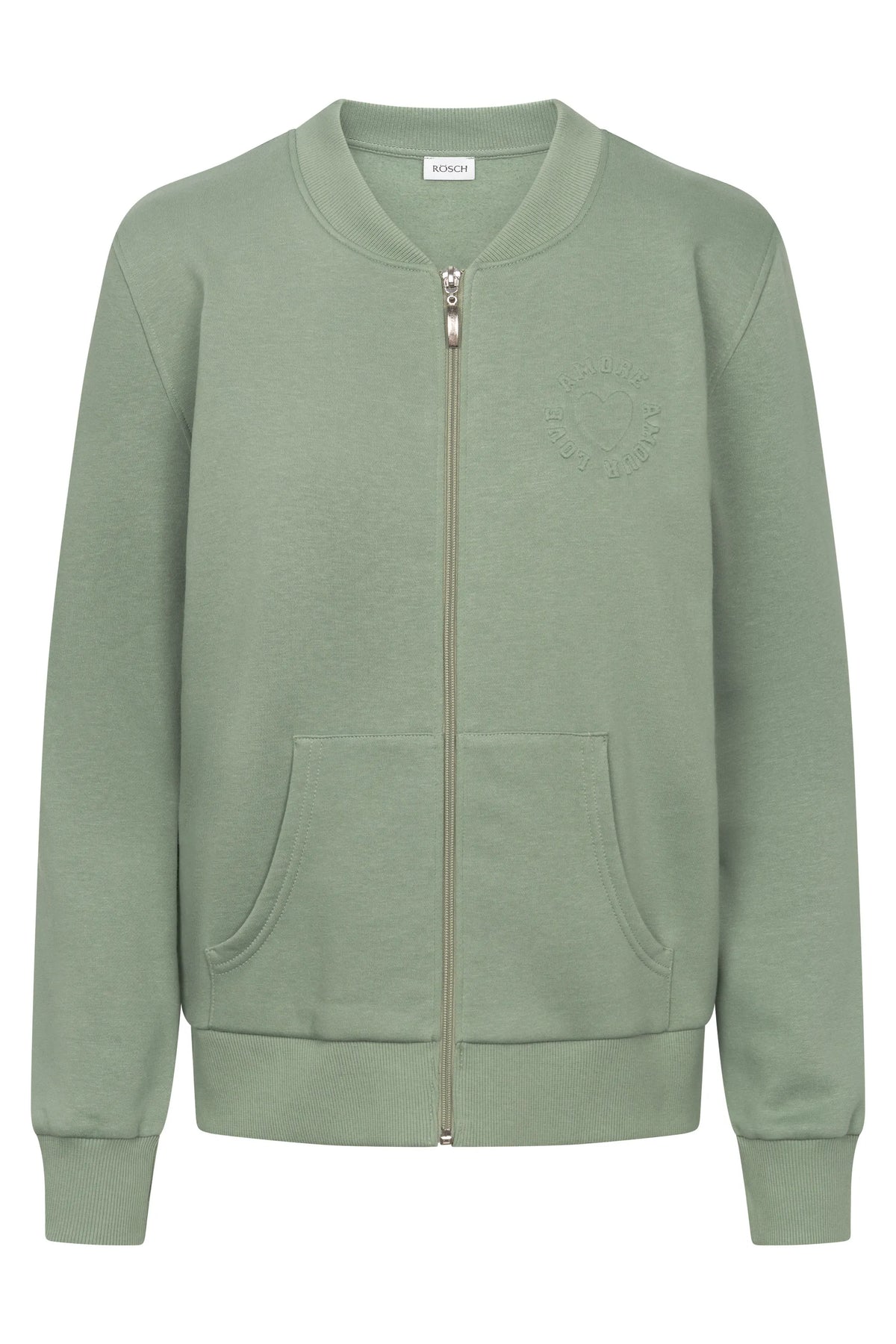 Sweatjacke aus Baumwollmix