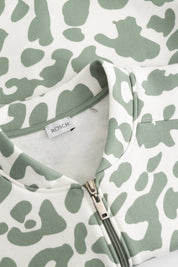 Sweatjacke aus Baumwollmix