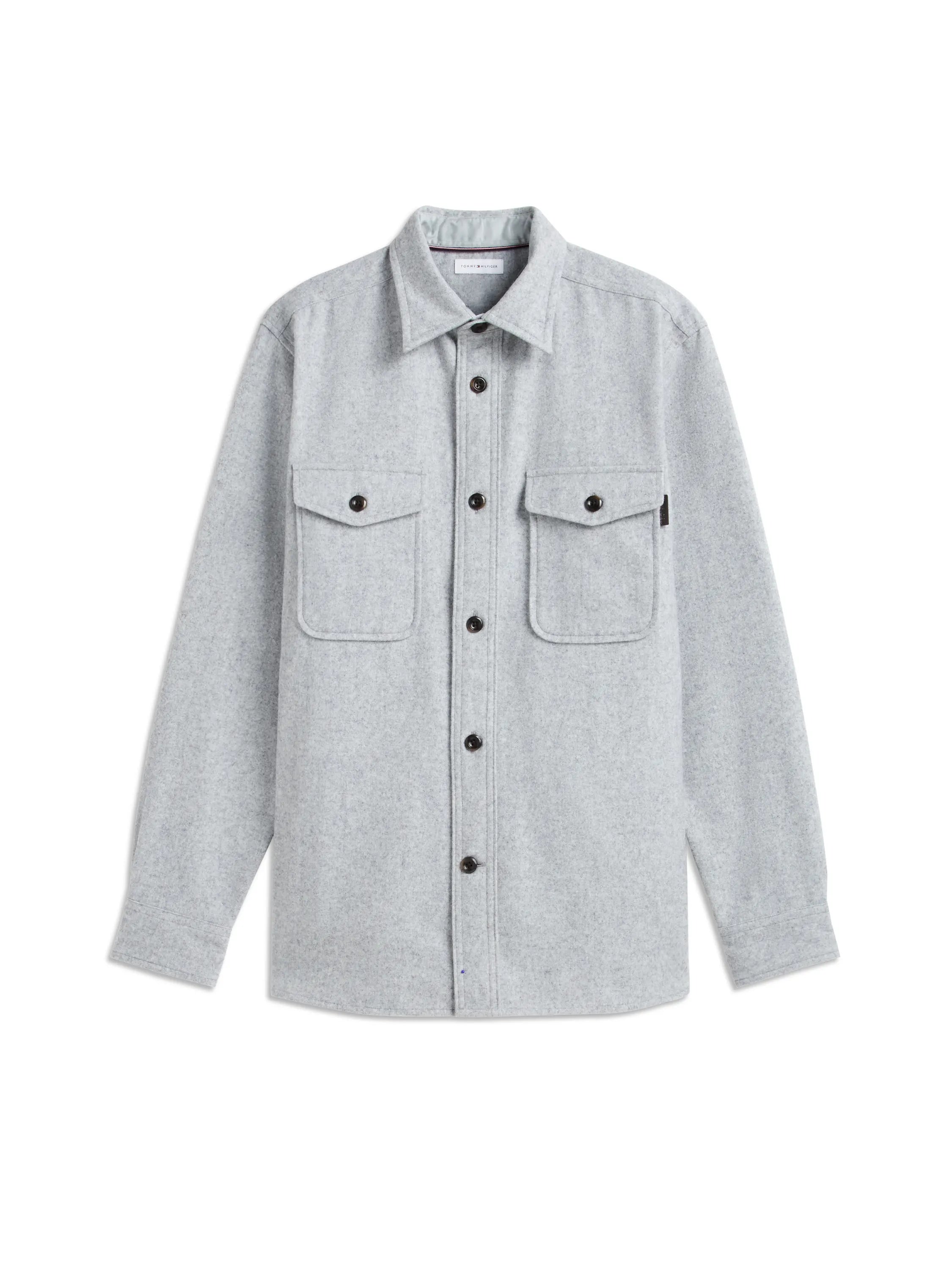 Overshirt Regular Fit aus Wollmix
