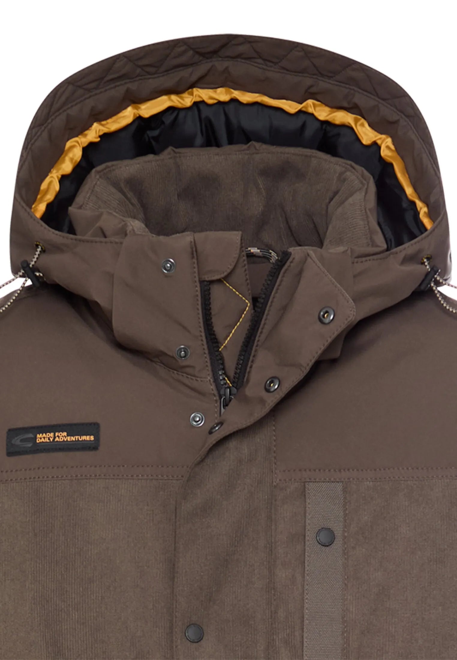 Winterjacke mit abnehmbarer Kapuze