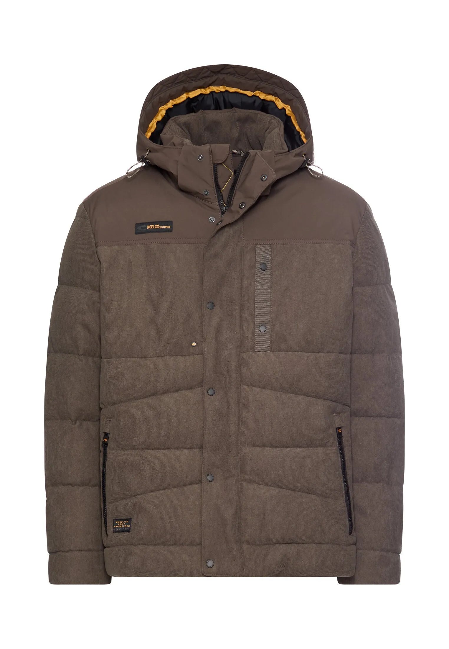 Winterjacke mit abnehmbarer Kapuze