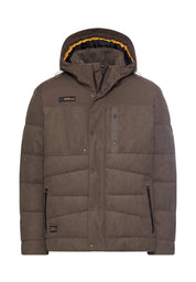 Winterjacke mit abnehmbarer Kapuze