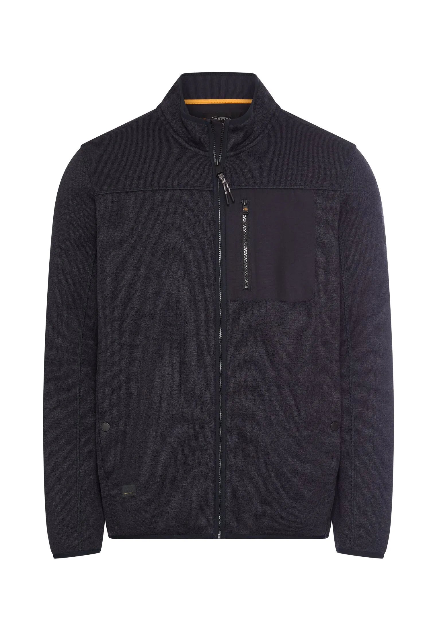 Fleecejacke mit Stehkragen