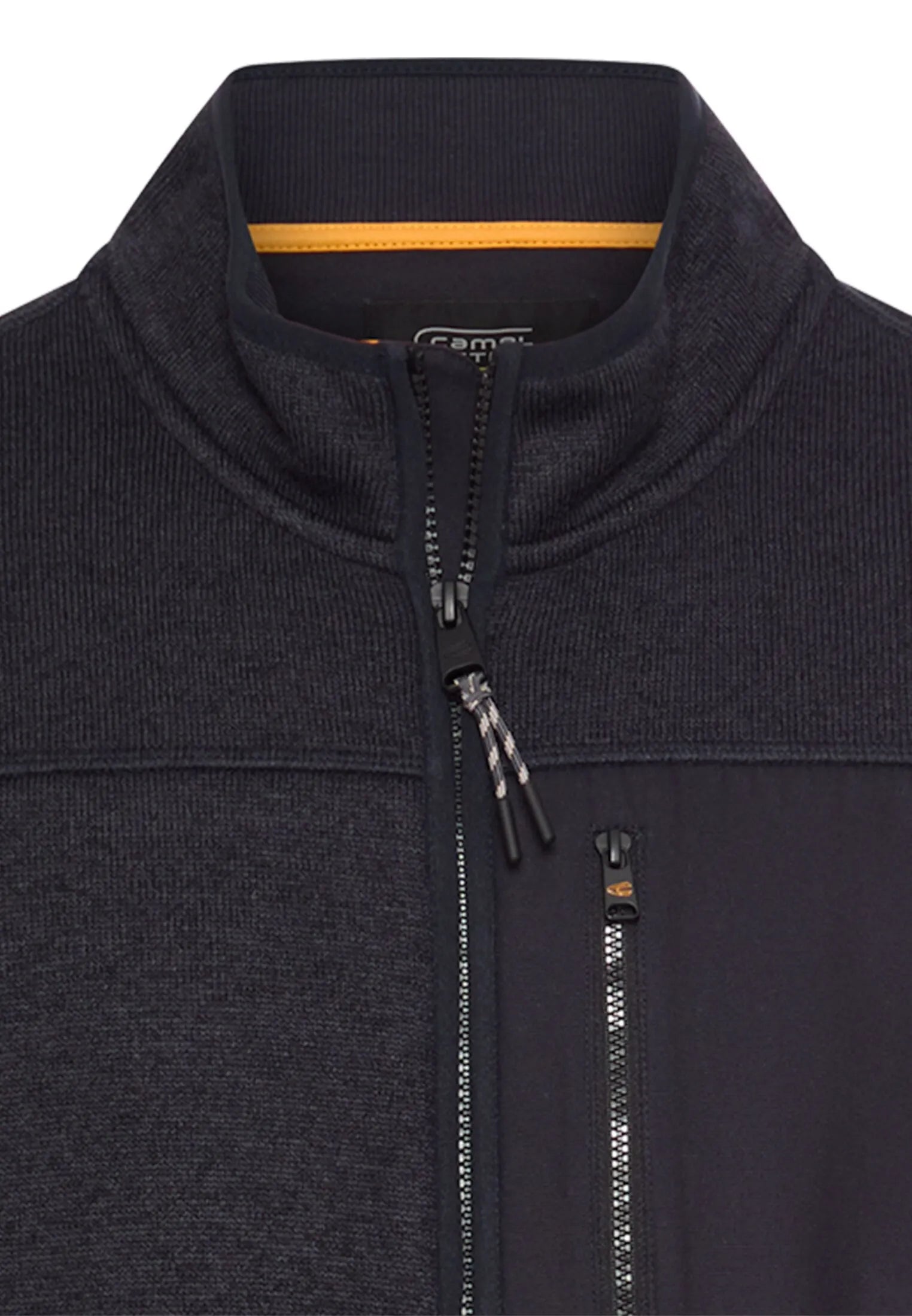 Fleecejacke mit Stehkragen