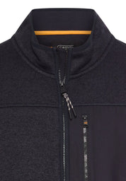 Fleecejacke mit Stehkragen