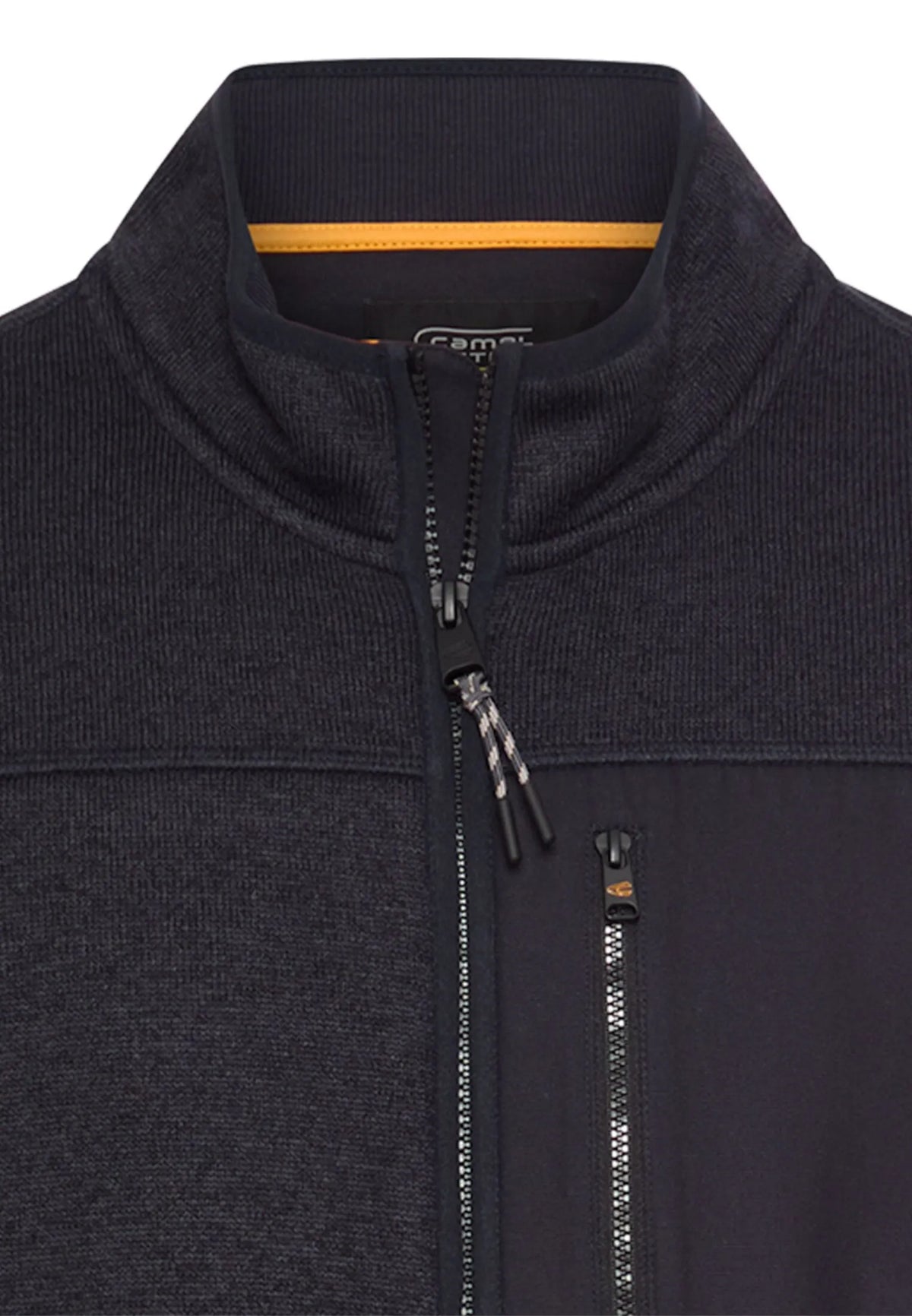 Fleecejacke mit Stehkragen