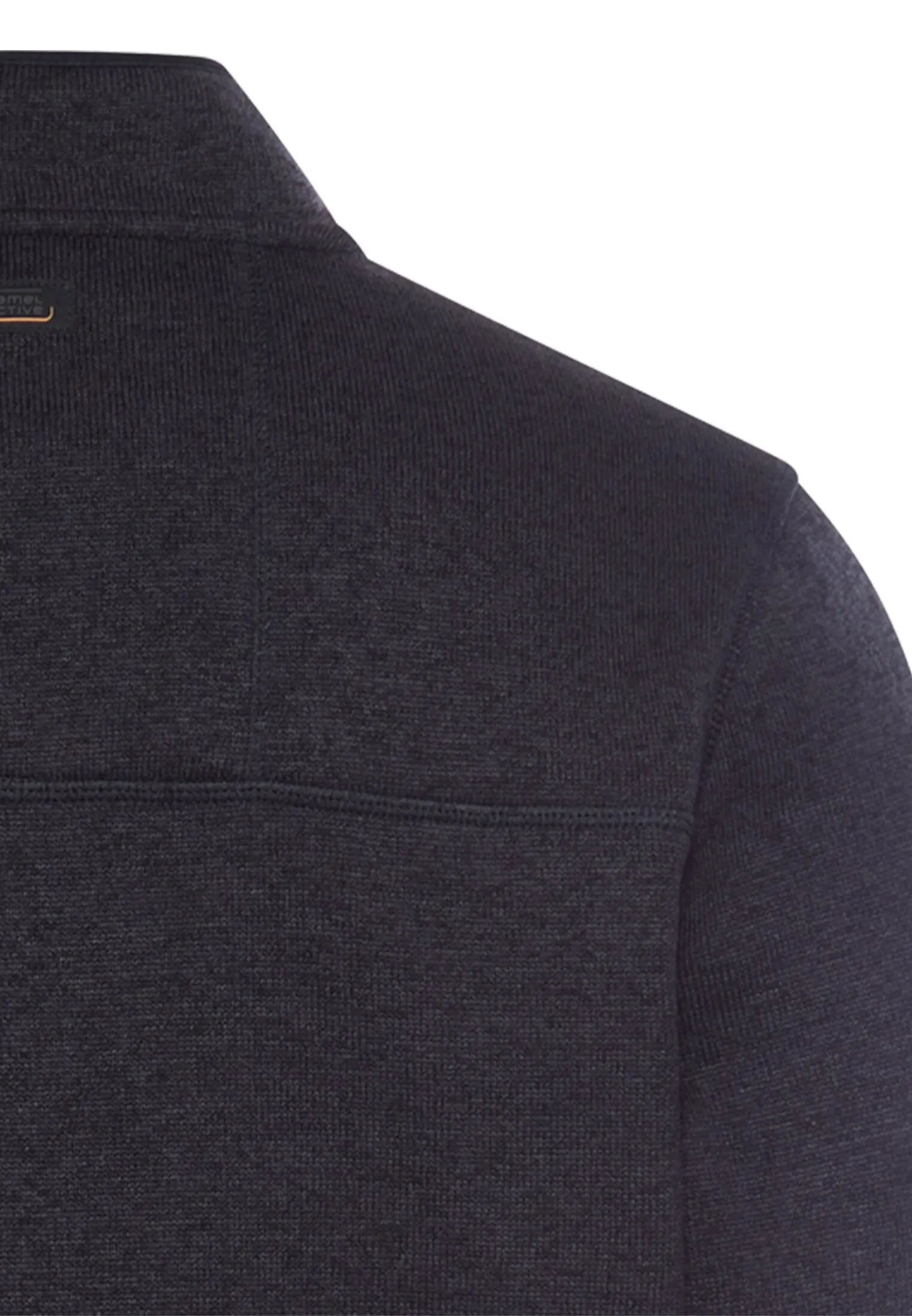 Fleecejacke mit Stehkragen