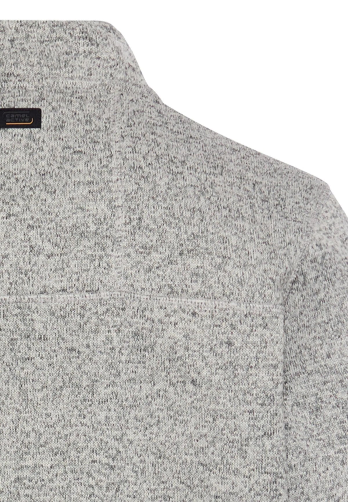 Fleecejacke mit Stehkragen
