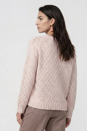 Strickpullover mit Rundhalsausschnitt