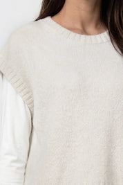Strickpullunder mit Lurex