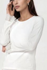Langarmshirt aus Modal