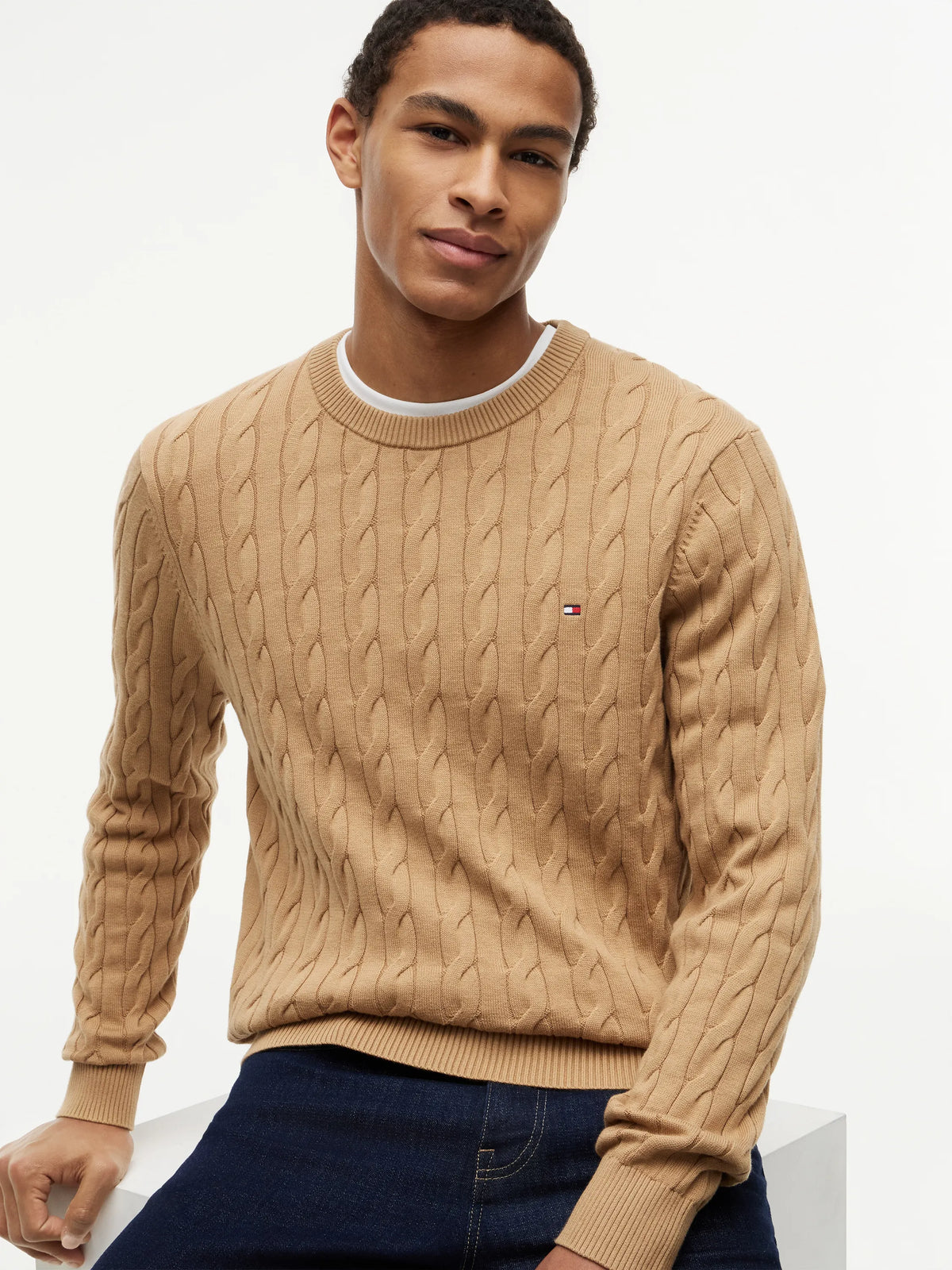 Strickpullover aus Baumwolle