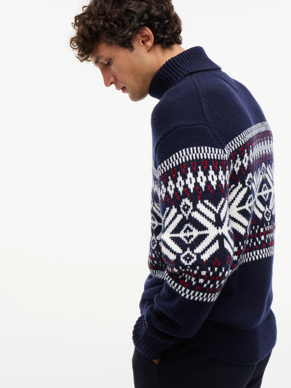 Strickpullover aus Wollmix