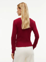 Langarmshirt aus Baumwollmix