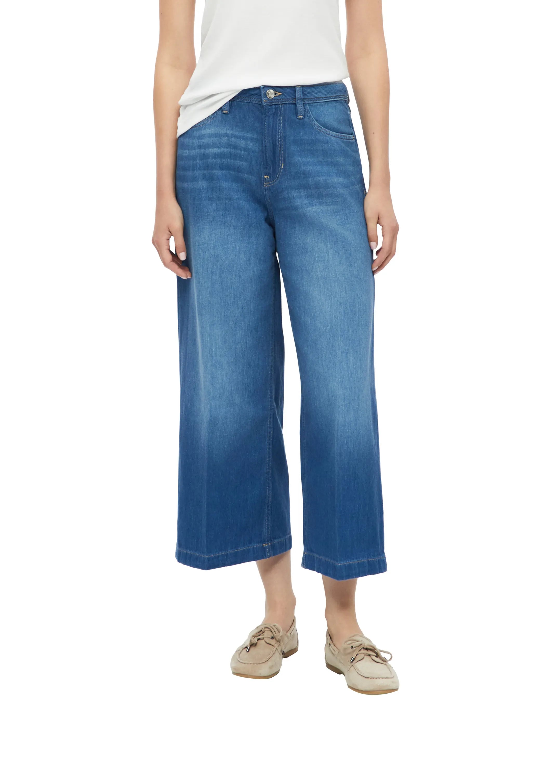 Culotte-Jeans Regular Fit
